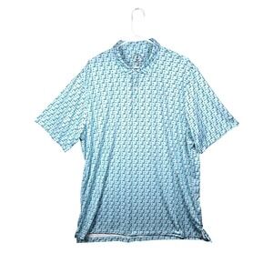 Anchor Boys All Over Print Men's Golf Performance‎ Short Sleeve Polo Shirt 2XL